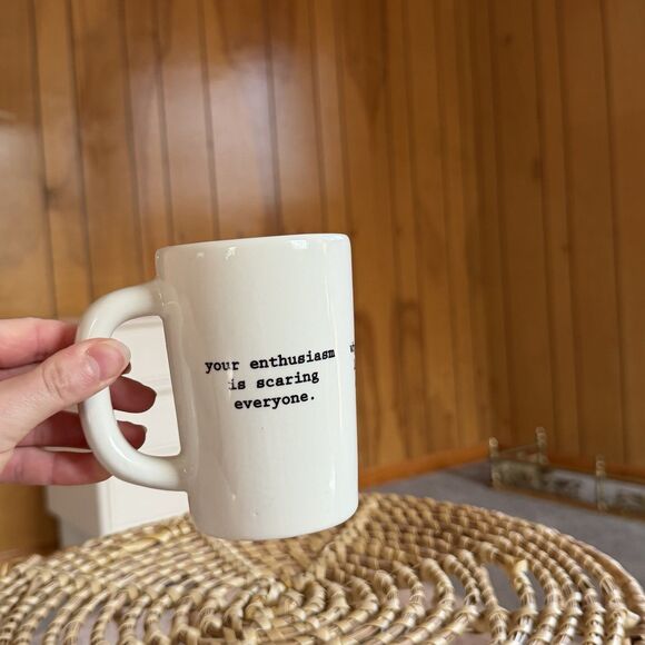 FISHS EDDY  Snarky Sayings 10oz Coffee Mug - Picture 7 of 7
